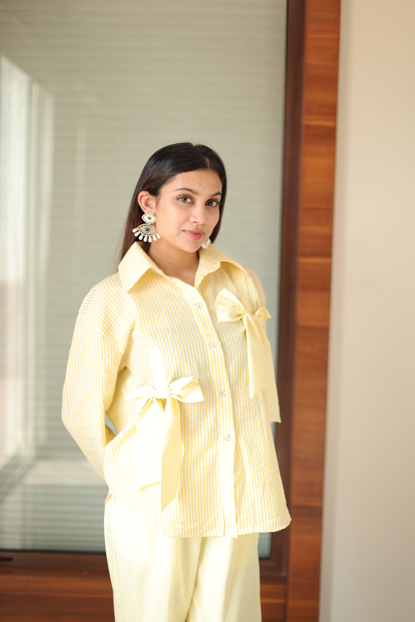 Reign Bow Yellow Shirt